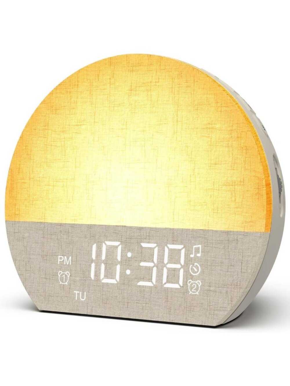 Sunrise Alarm Clock with Sound Machine & Dual Alarm for Heavy Sleepers